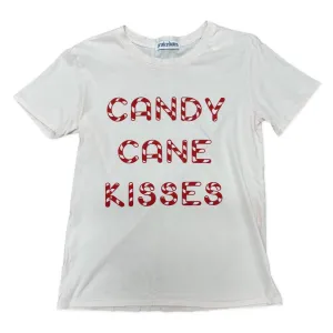 Brokedown Clothing Women's Candy Cane Kisses Light Pink Tee