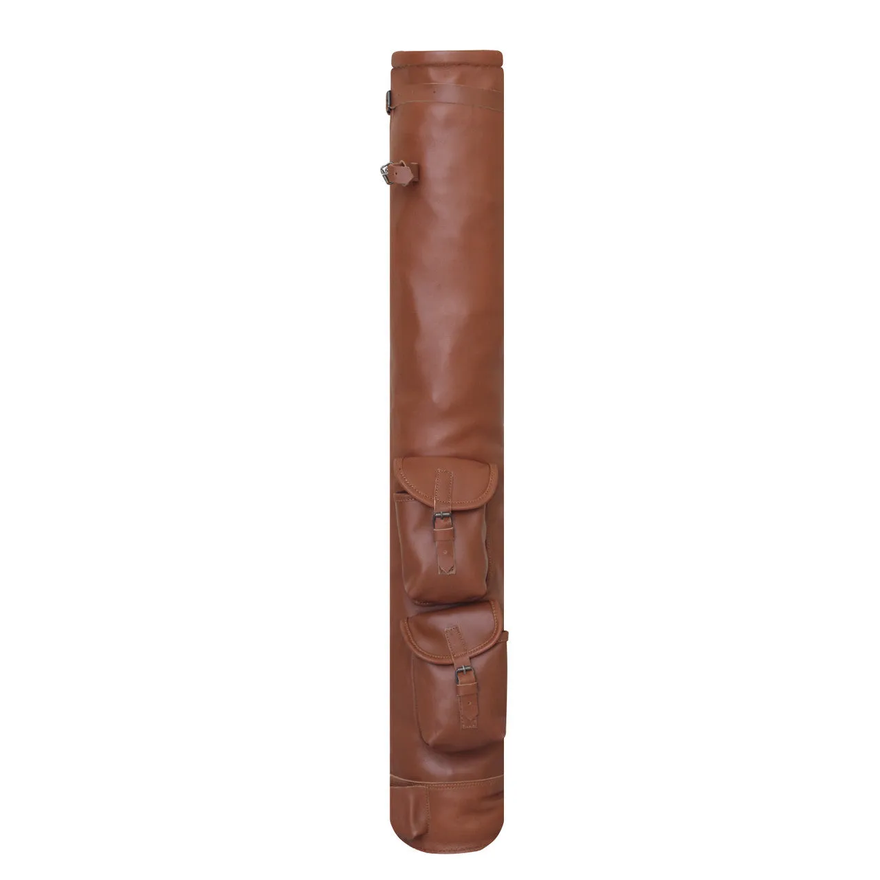 Brown Leather Sunday Golf Bags With Adjustable Strap
