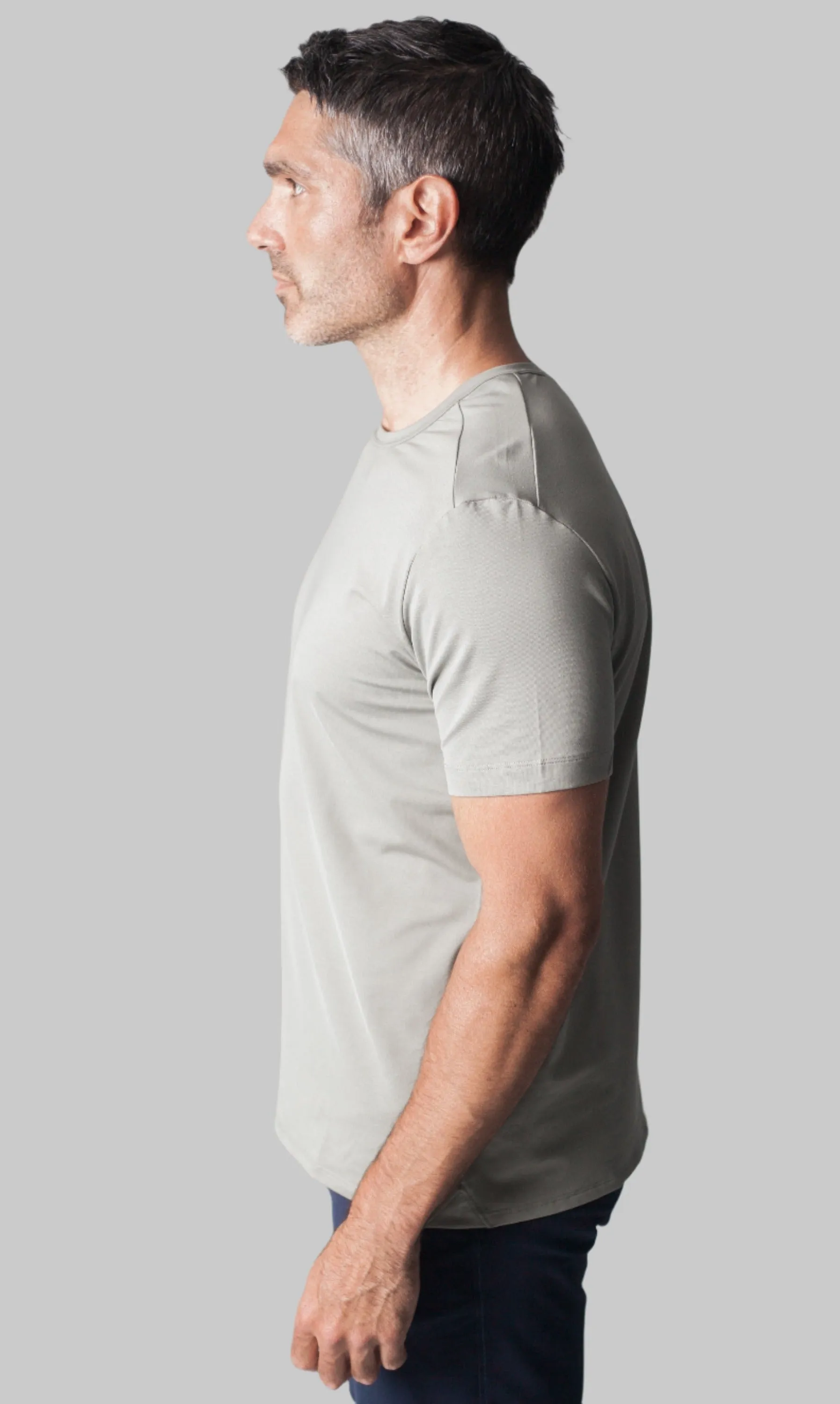 Buki   CINQO Crew Neck T-Shirt Vetiver