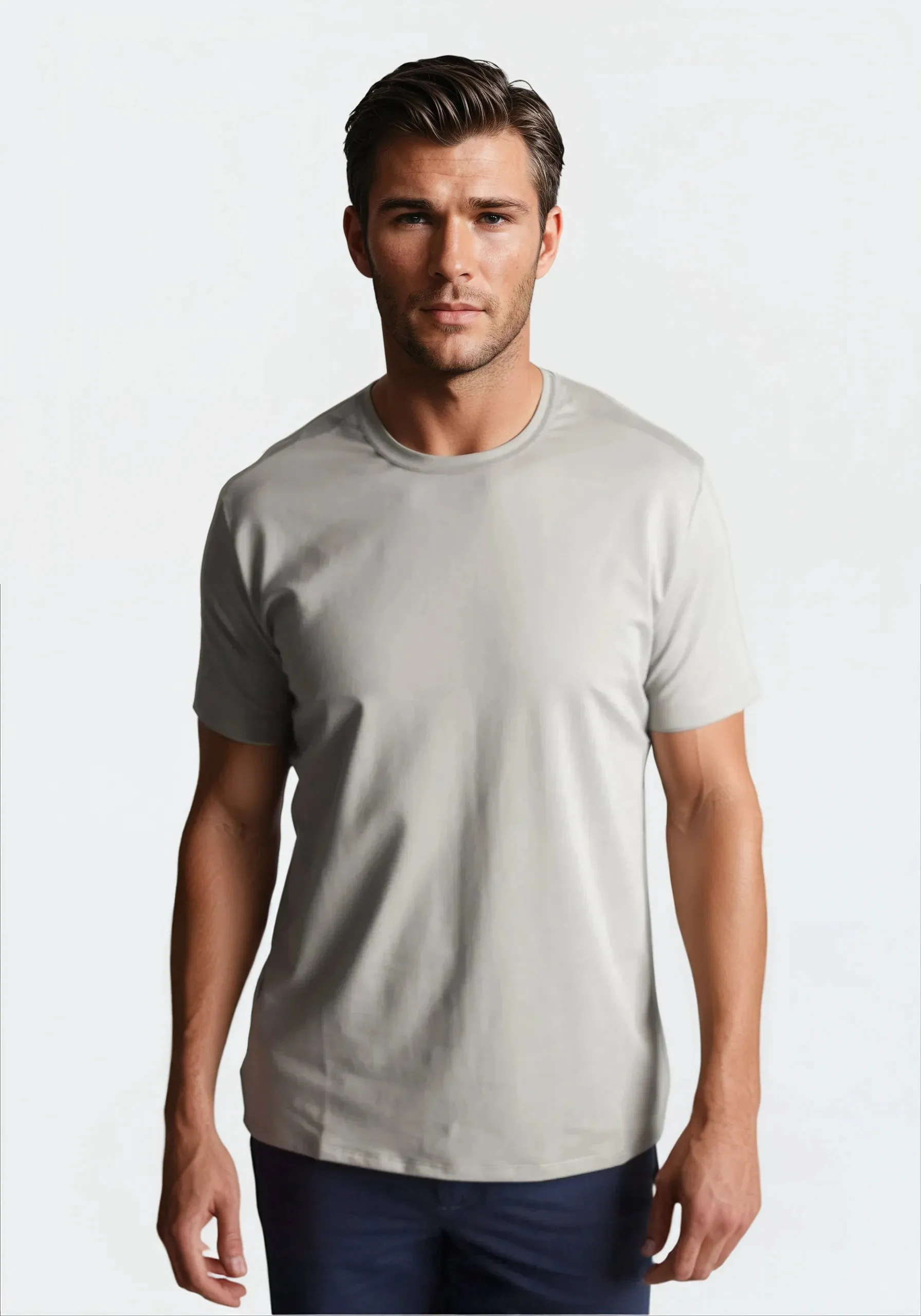 Buki   CINQO Crew Neck T-Shirt Vetiver