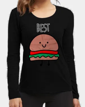 Burger High New Fashion Black Excellent Quality High Graphic Full T-Shirt