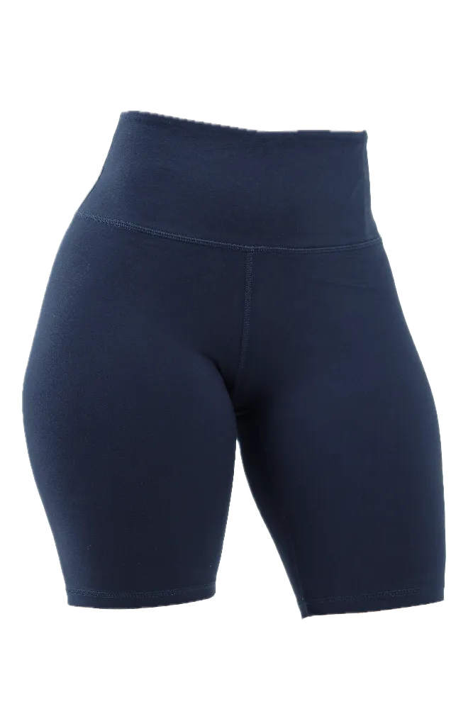 Butter Soft Yoga Biker Shorts - Navy