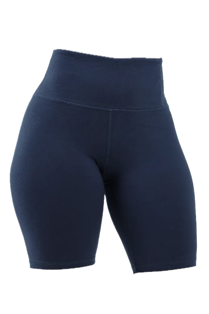 Butter Soft Yoga Biker Shorts - Navy
