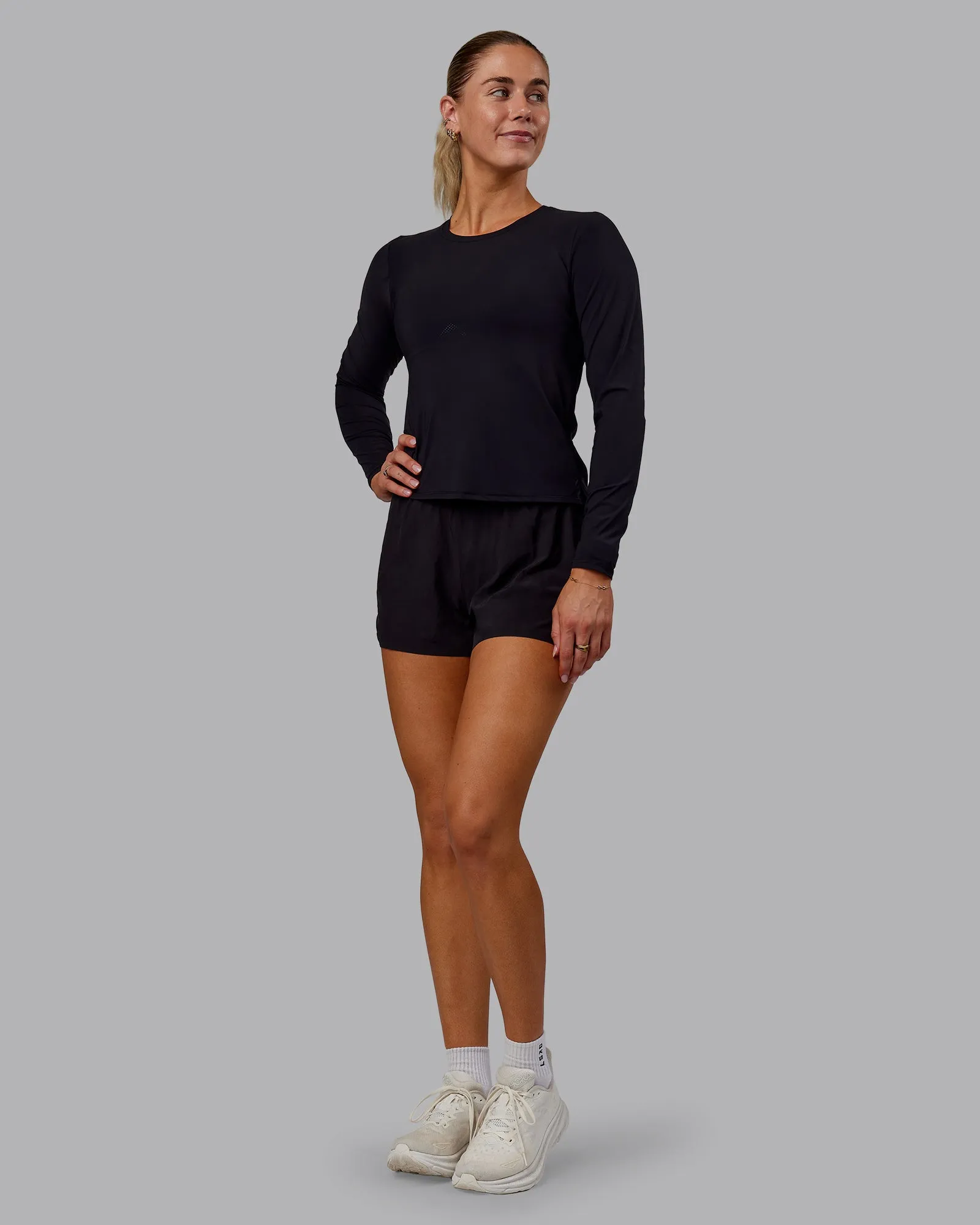 Cadence Long Sleeve Tee - Black