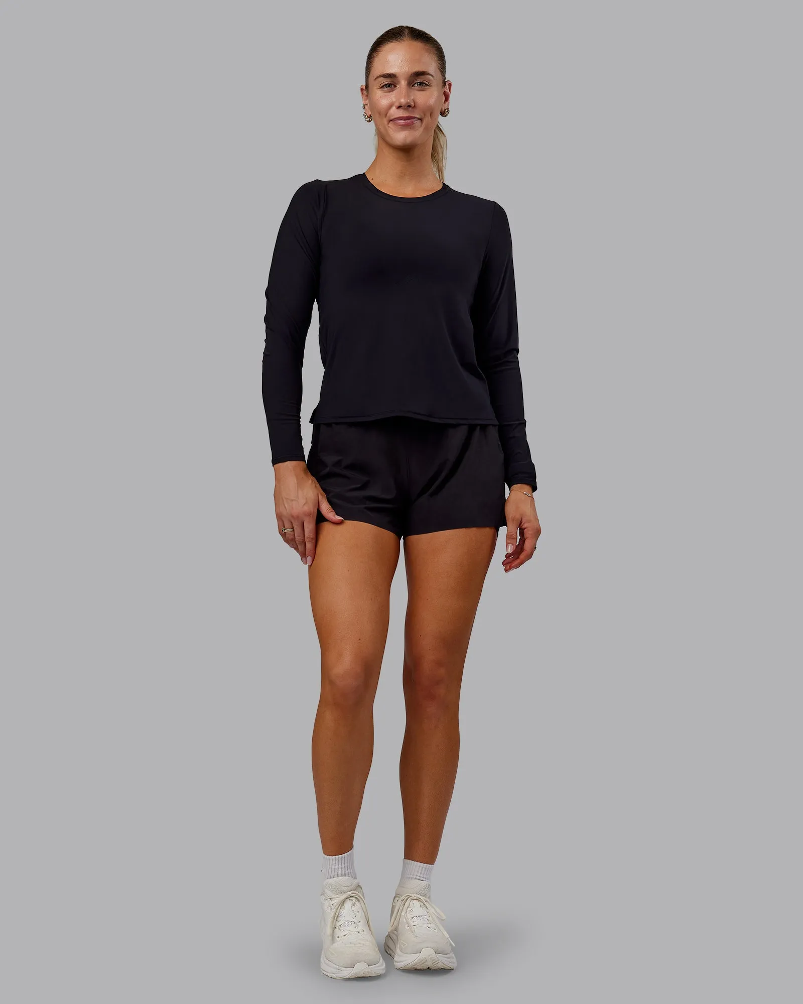 Cadence Long Sleeve Tee - Black