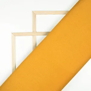 Canary Yellow Plain Butter Silk Satin Fabric (Width 58 Inches)