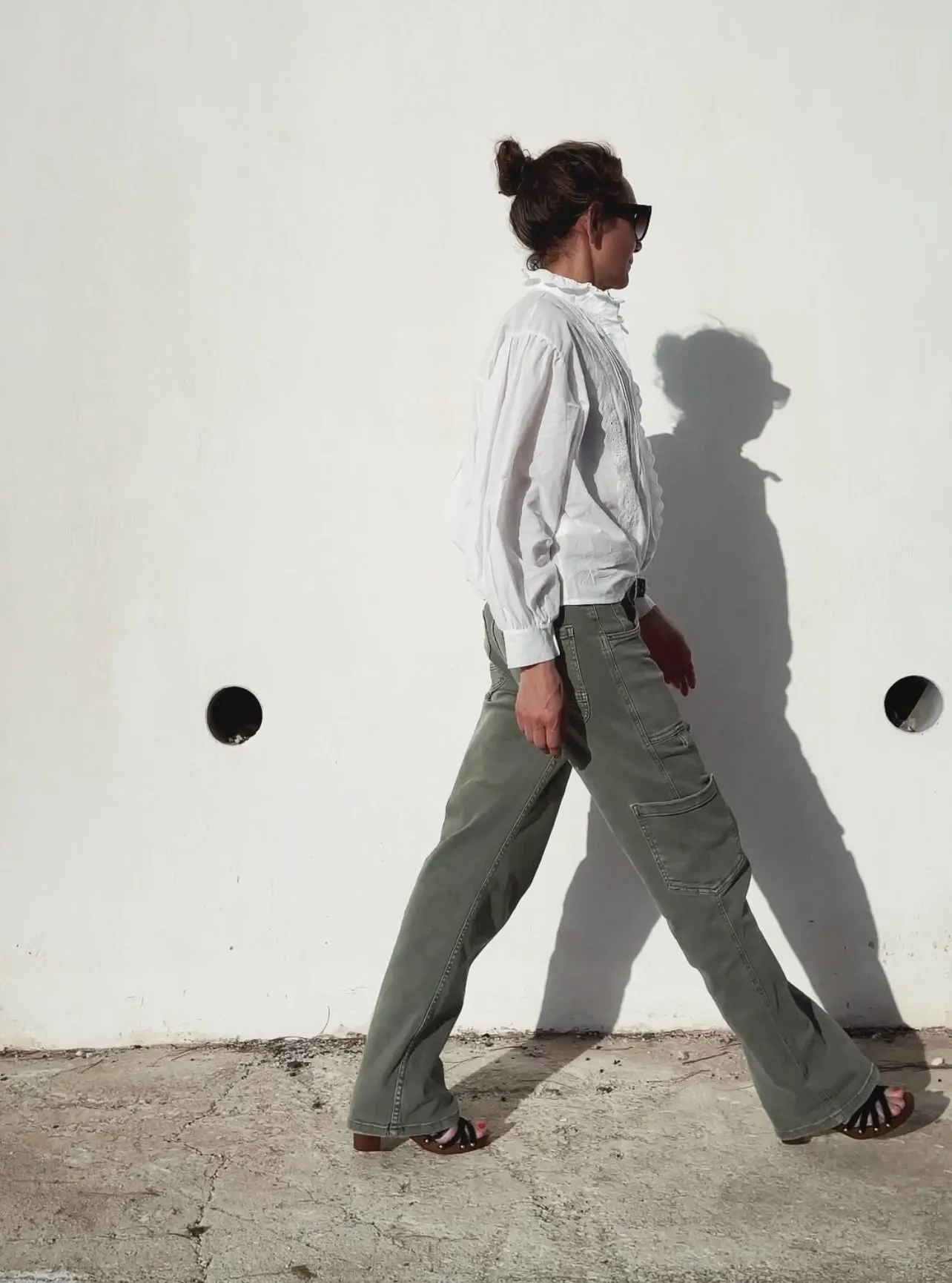 CARGO PANTS STRAIGHT LEGS - ARMY