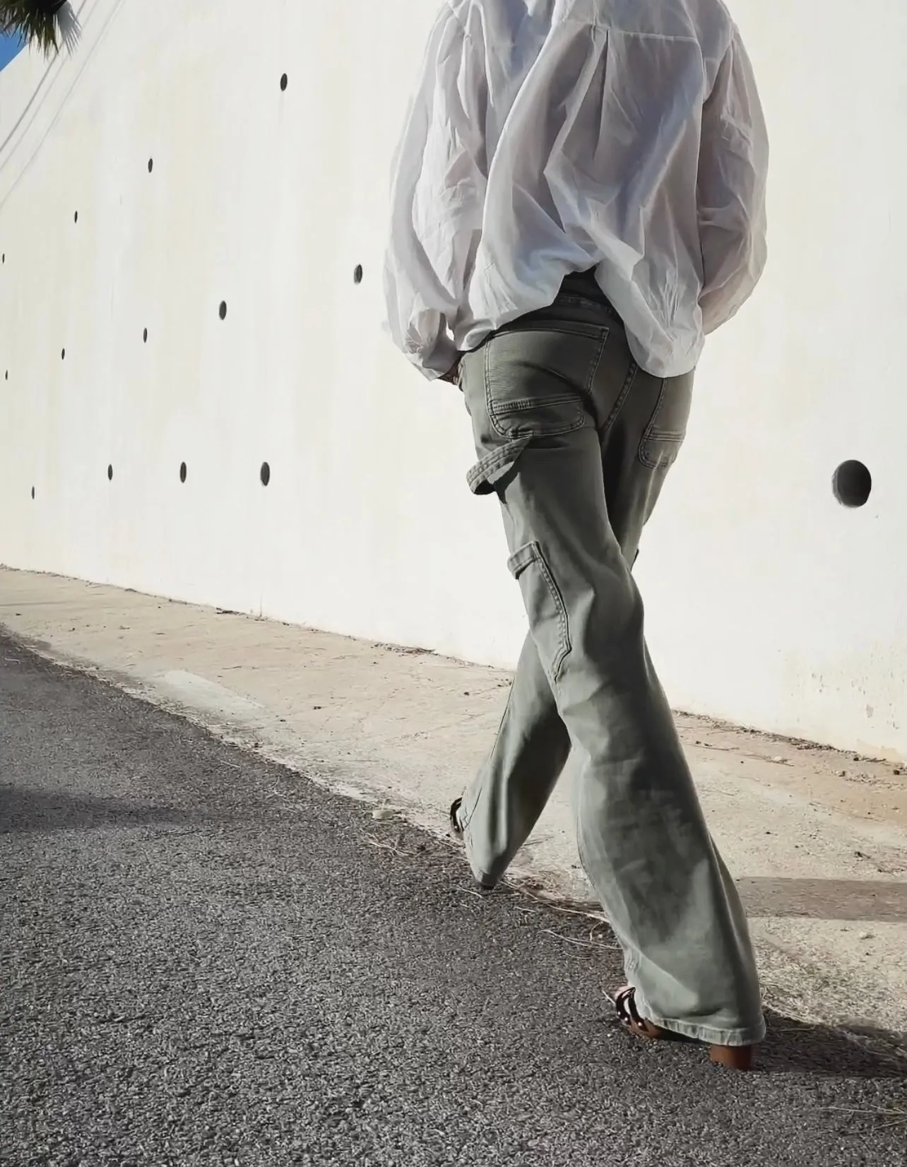 CARGO PANTS STRAIGHT LEGS - ARMY
