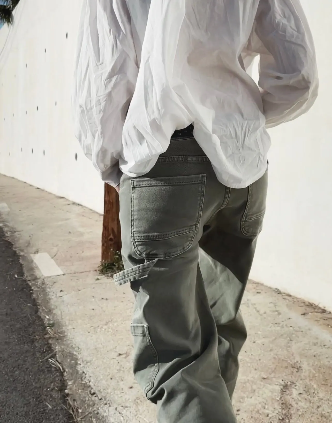 CARGO PANTS STRAIGHT LEGS - ARMY