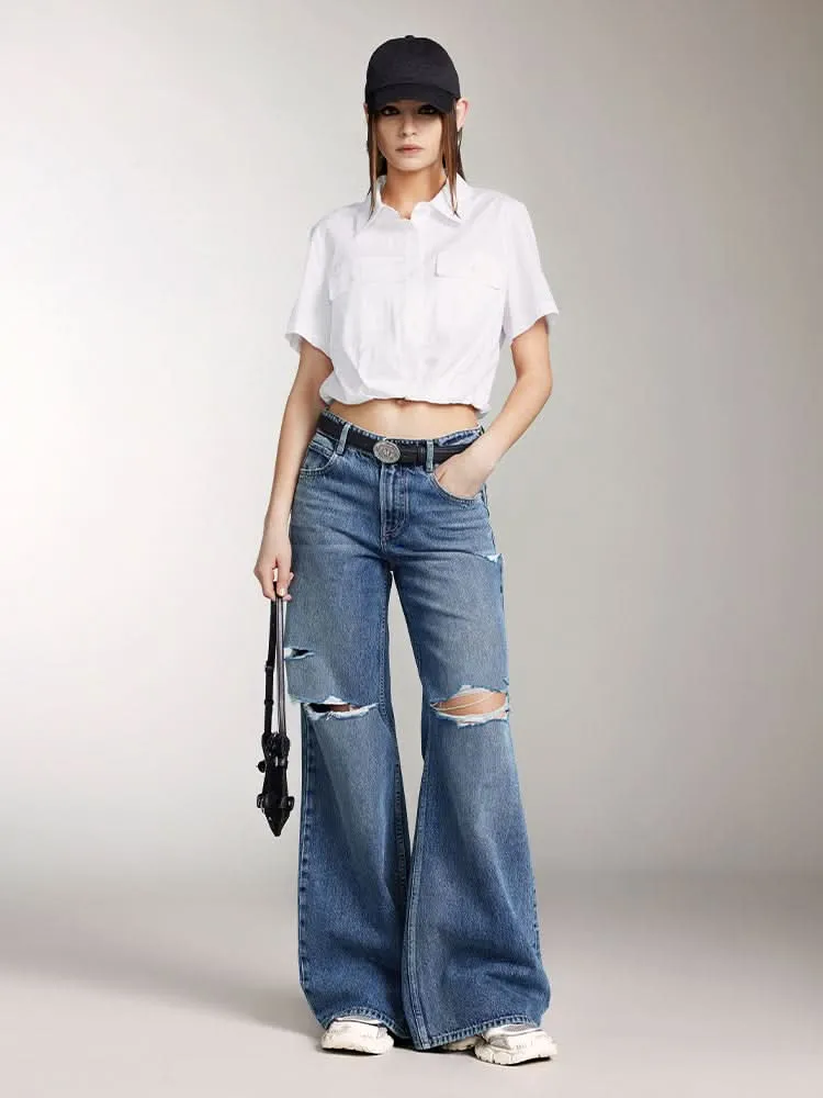 Cargo Style Short-Sleeve Shirt