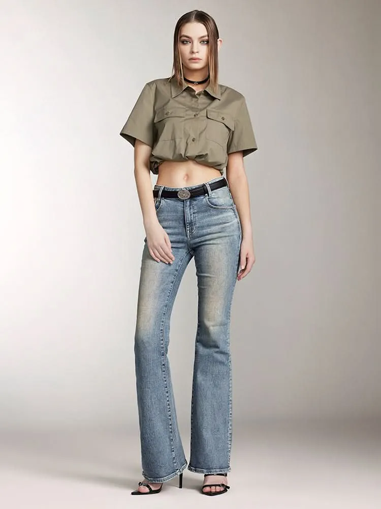 Cargo Style Short-Sleeve Shirt