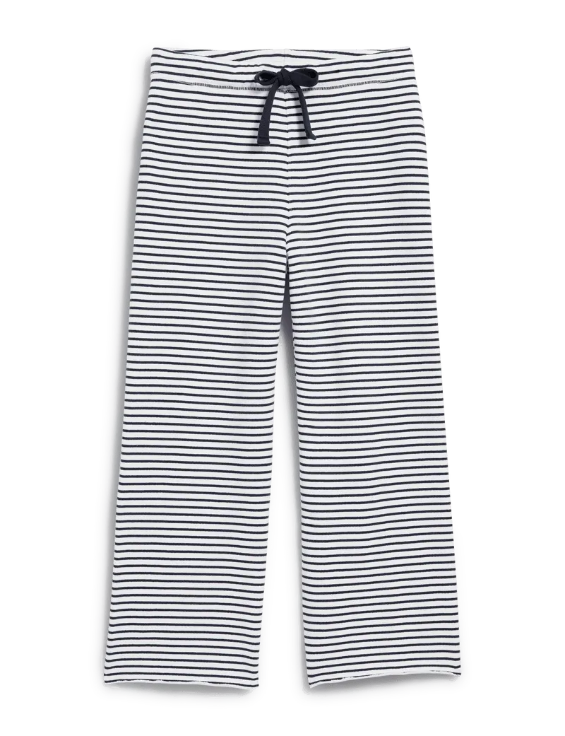 Catherine Favorite Sweatpant - Navy French Stripe