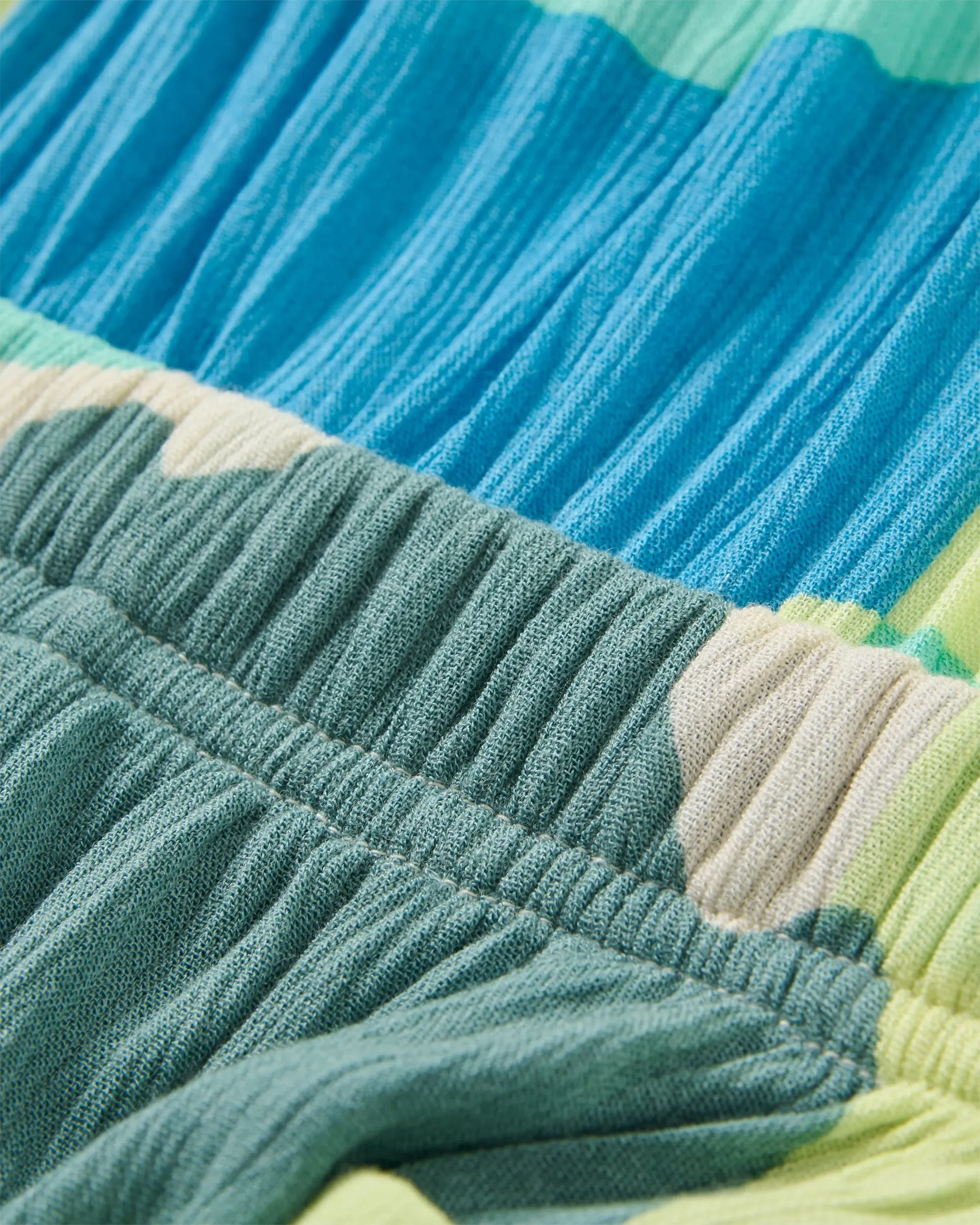 Clarity Short Skort Dress - Vista Patchwork Aqua