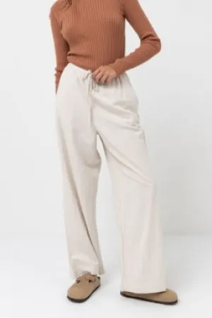 Classic Drawstring Pant in Oat