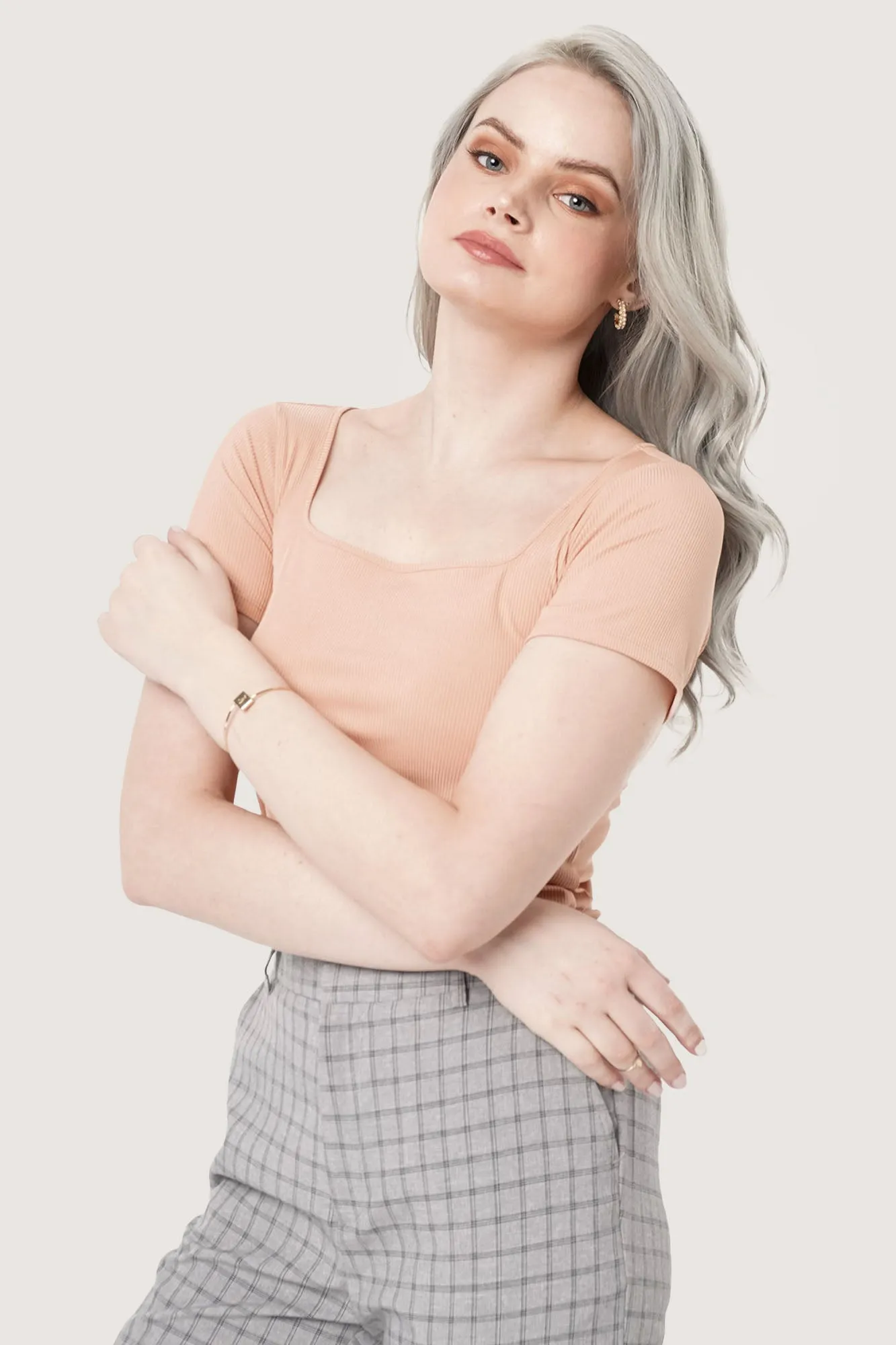 Closet Staples Square Neck Tee