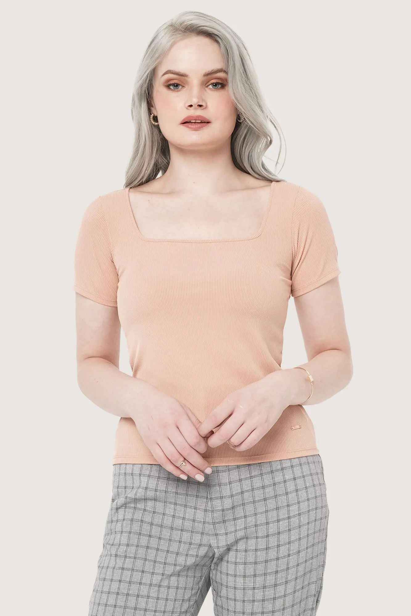 Closet Staples Square Neck Tee