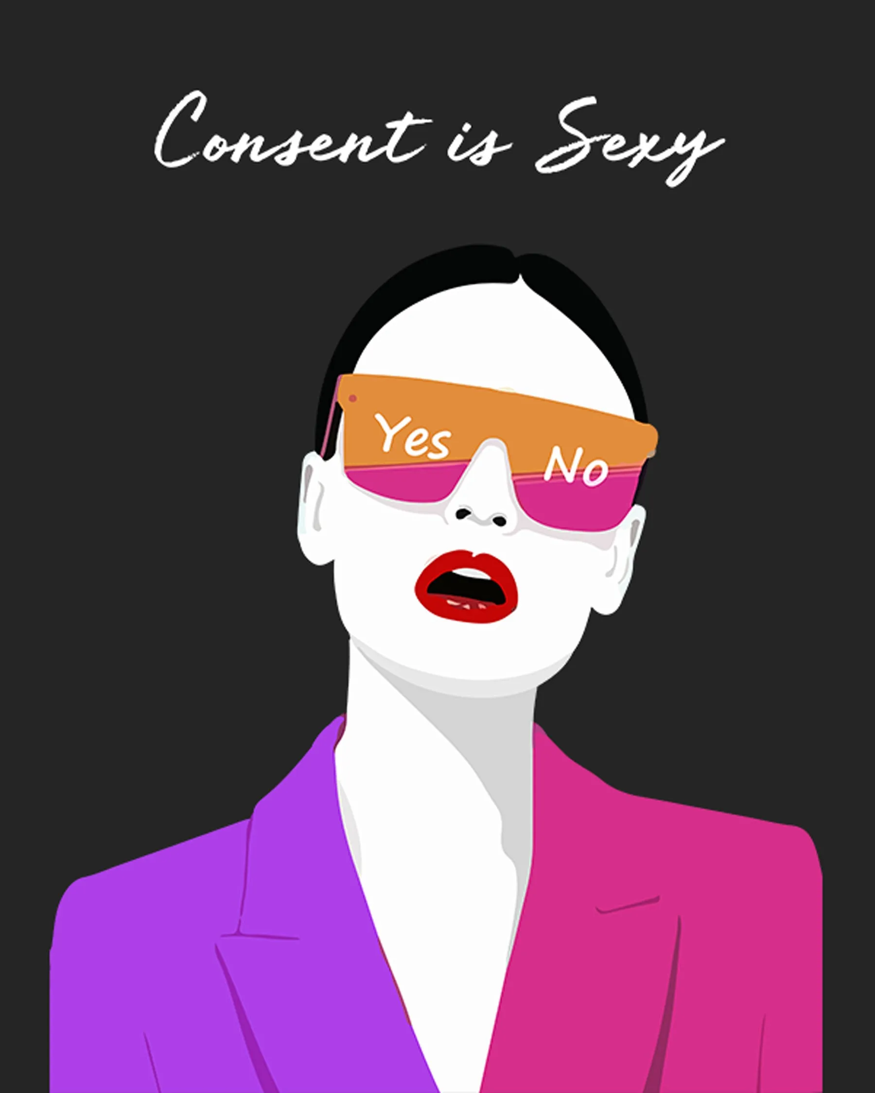 Consent is sexy crop t shirt