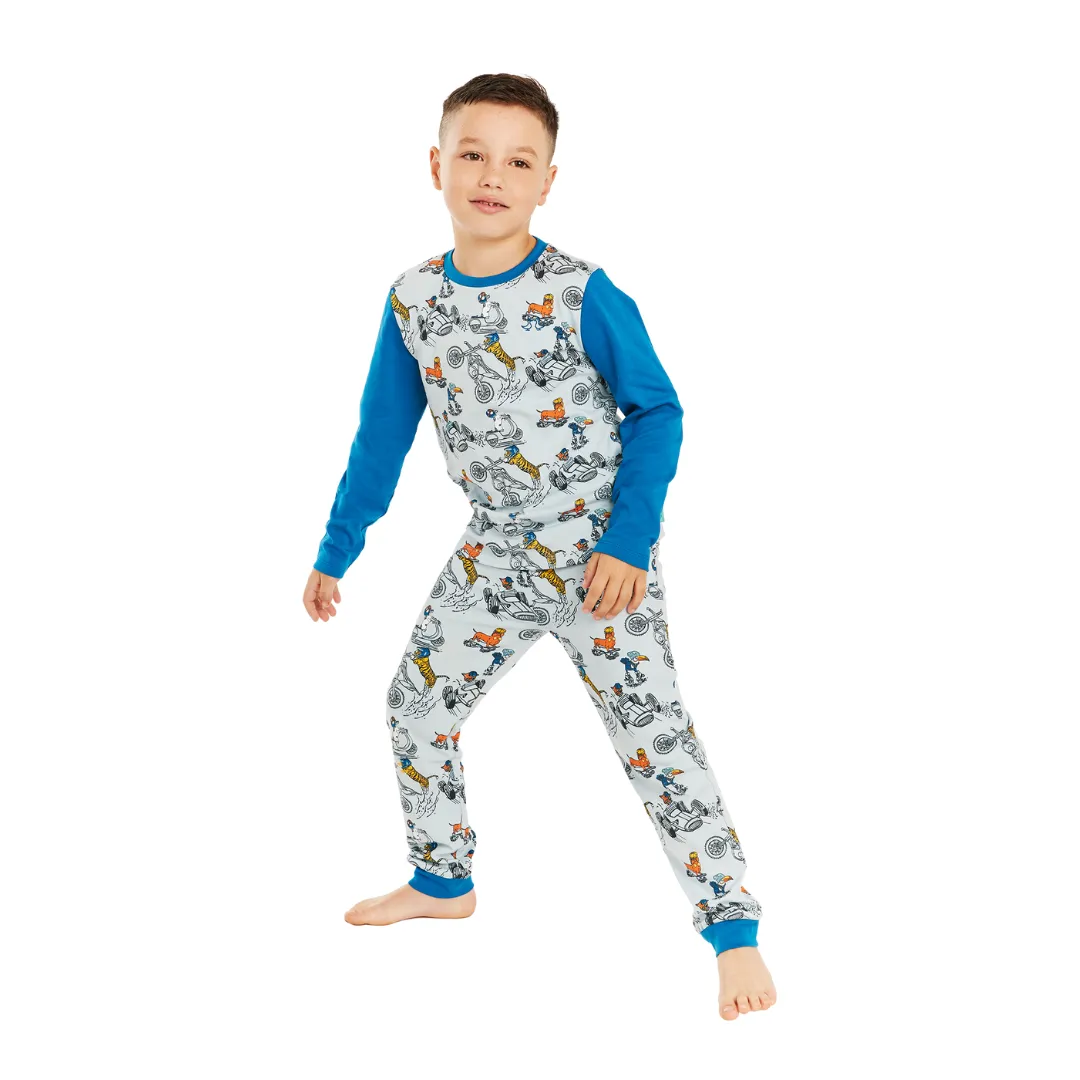 Cool Driver Boys Jersey Pyjamas