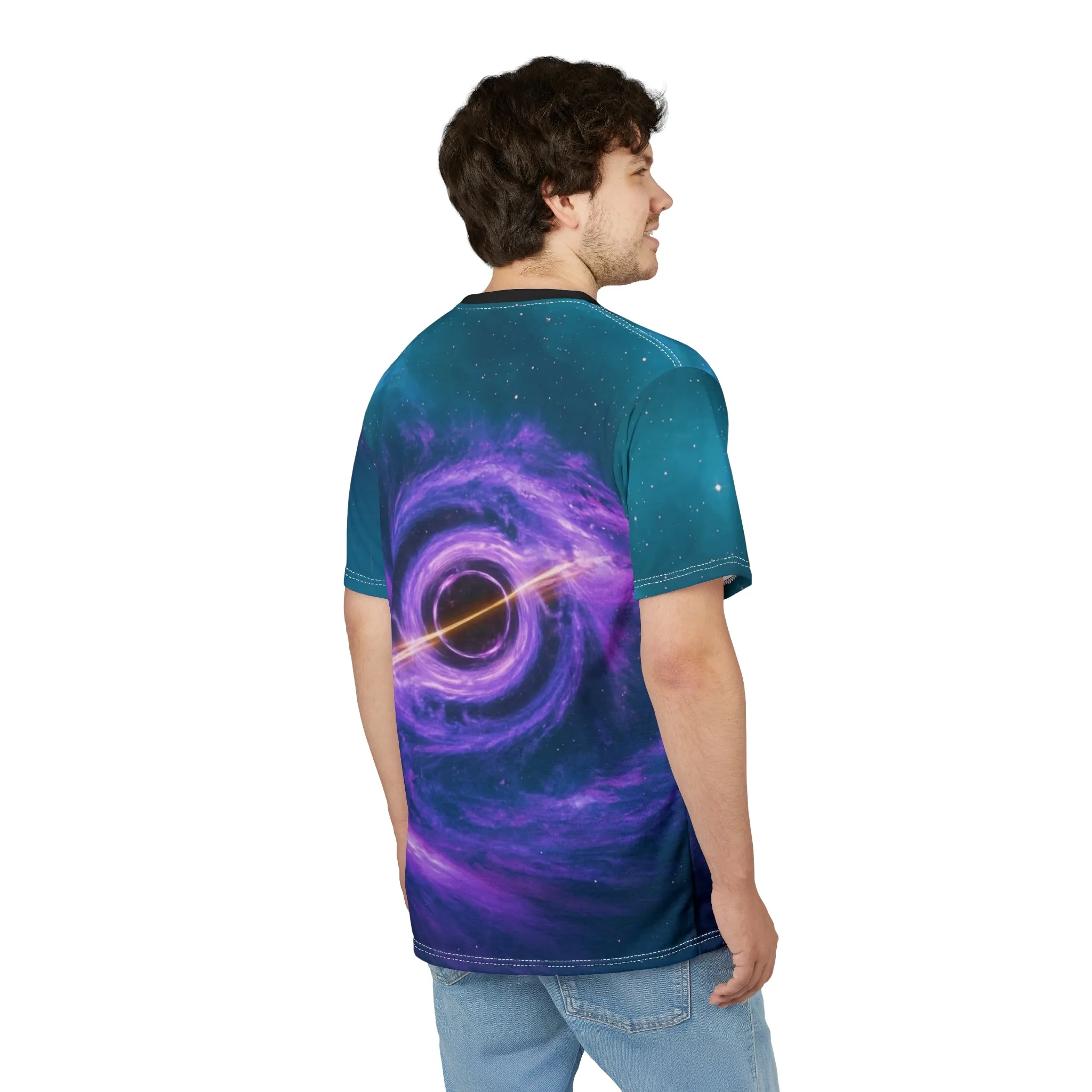 Cosmic Galaxy Tee - Vibrant Space Design