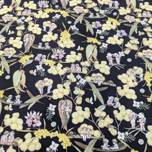 Cotton, May Gibbs - Gumnut Gossiping in Black