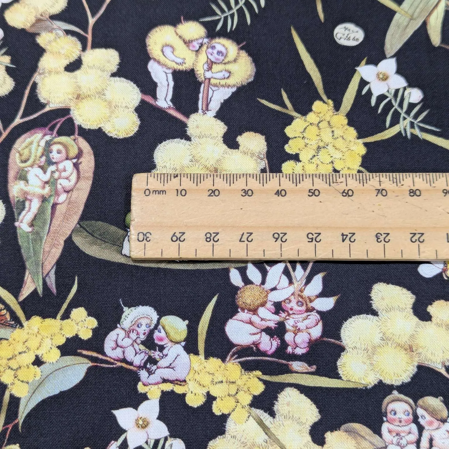 Cotton, May Gibbs - Gumnut Gossiping in Black