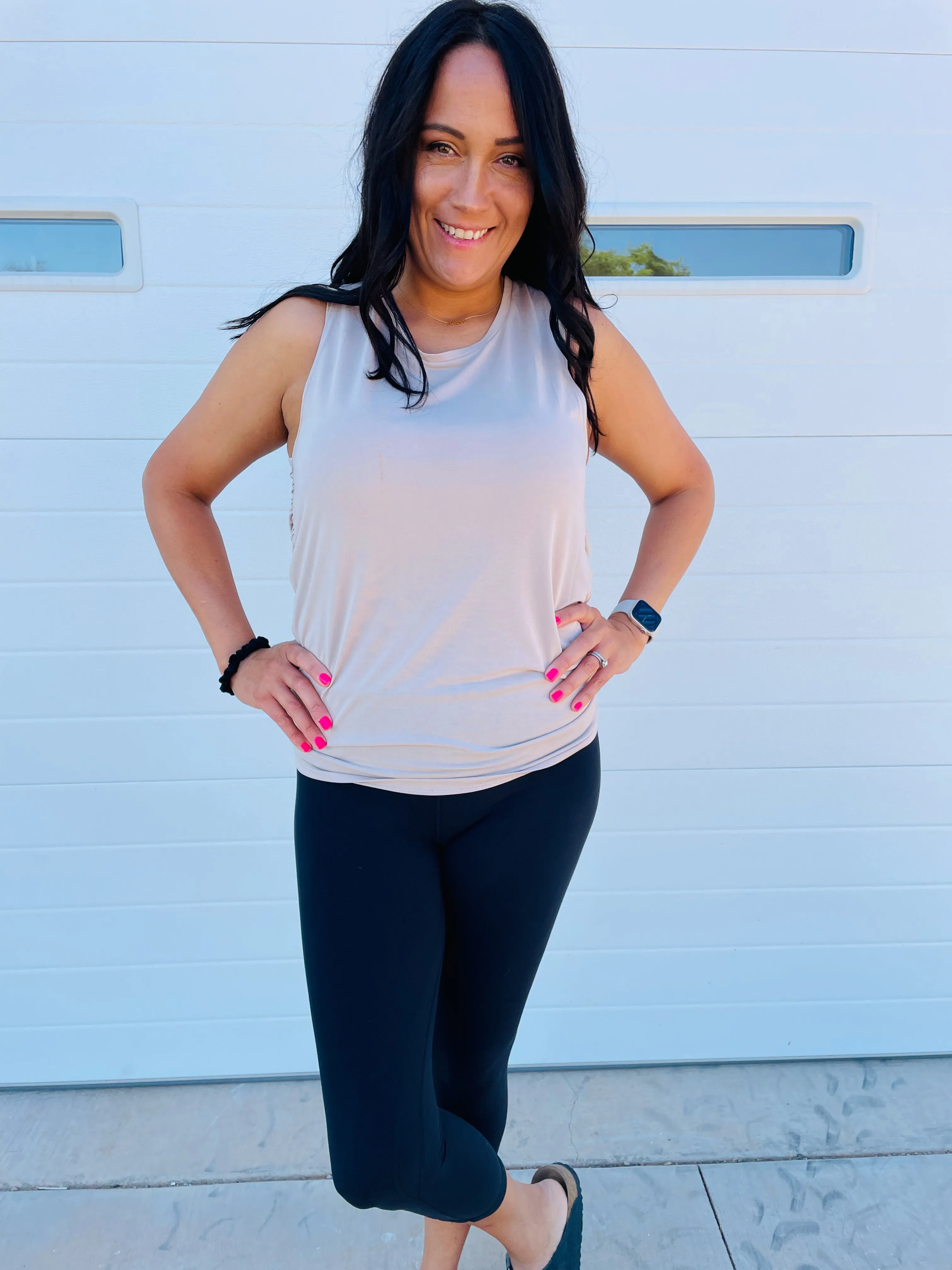 Criss Cross Back Modal Tank Top