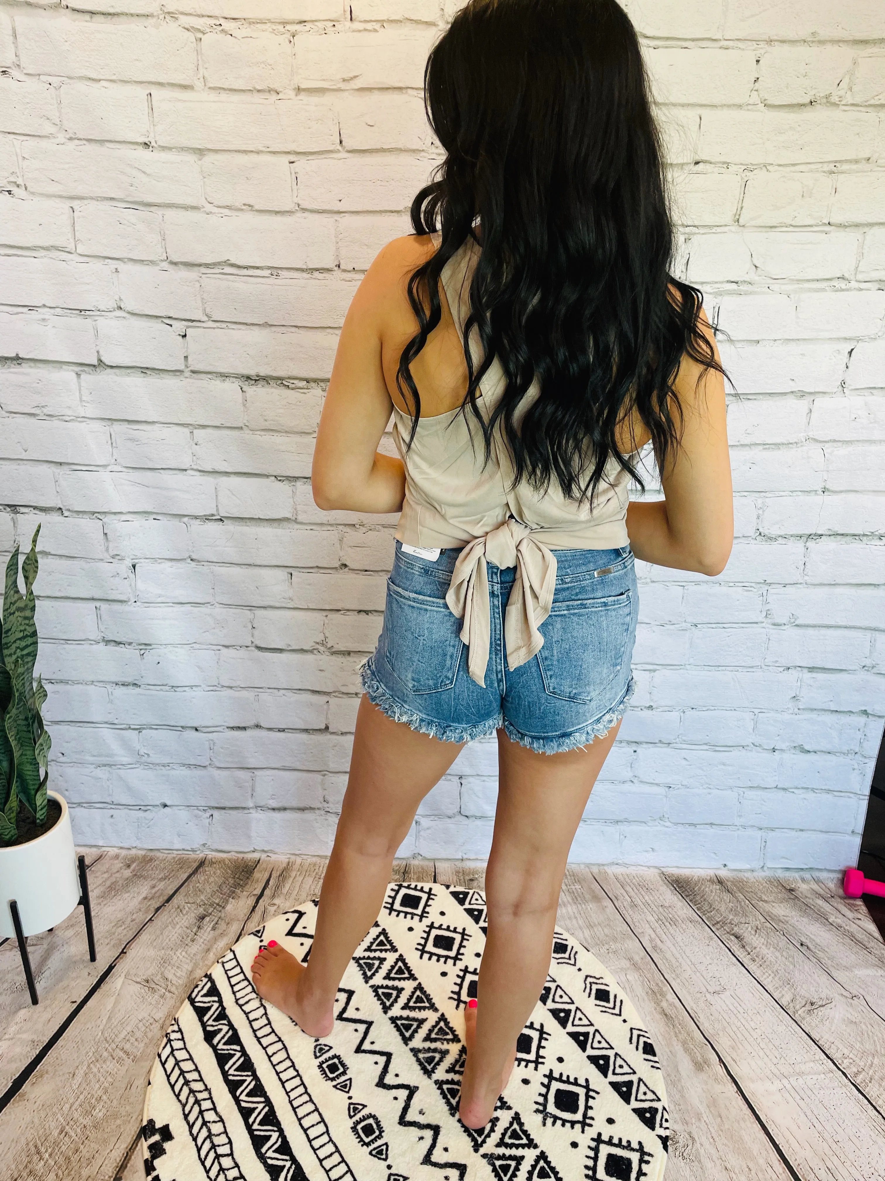 Criss Cross Back Modal Tank Top