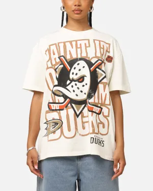 Culture Kings Anaheim Ducks Lets Go Ducks Heavy T-Shirt Off White