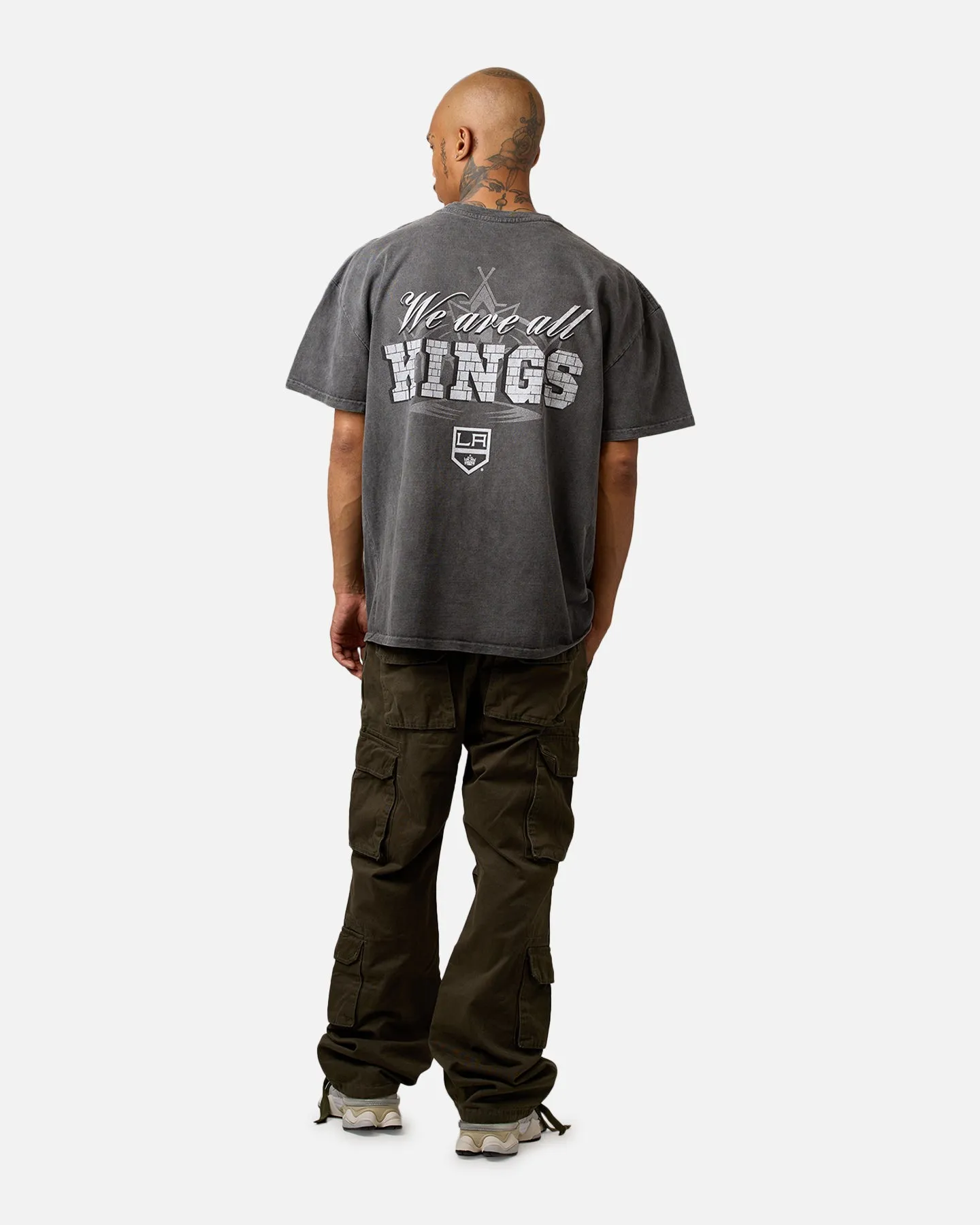 Culture Kings Los Angeles Kings Heavyweight T-Shirt Black Black Wash