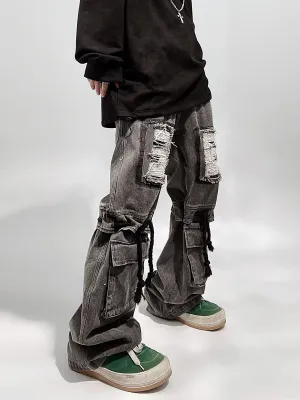 Deconstructed Cargo Jeans