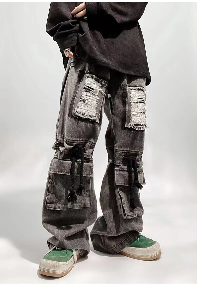 Deconstructed Cargo Jeans