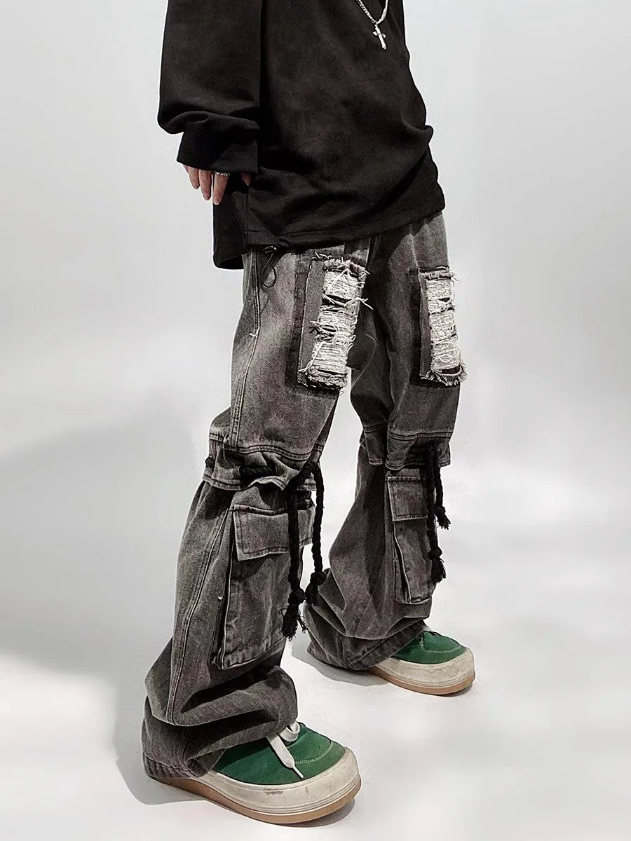 Deconstructed Cargo Jeans