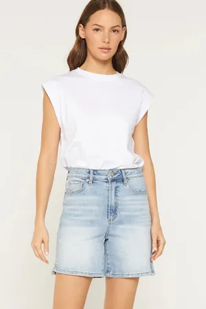 Denim Bermuda Shorts