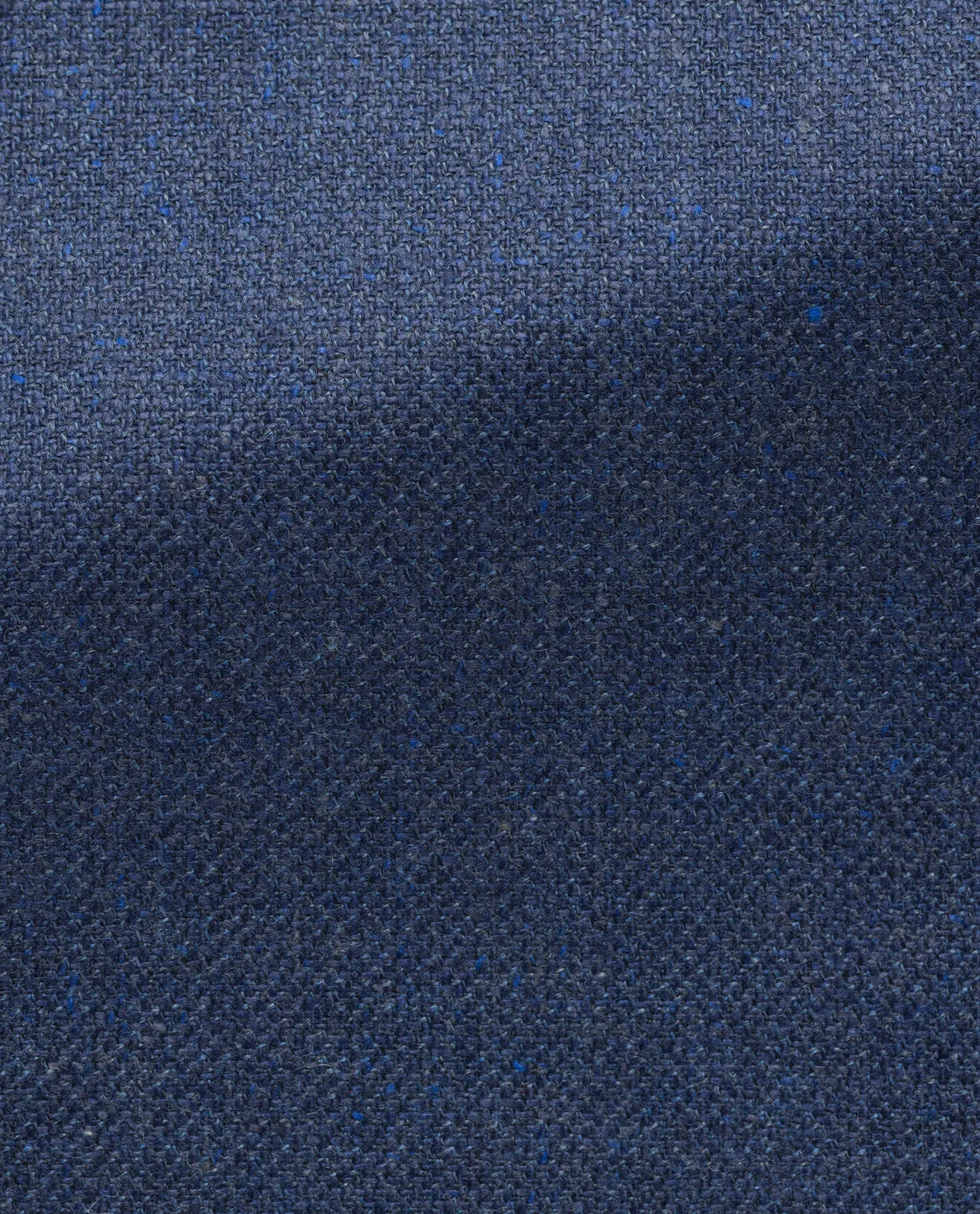 Di Pray Indigo Melange Silk & Wool Basketweave