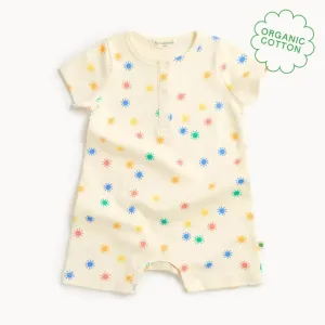Dinky - Rainbow Sunshine Short Sleeve Playsuit