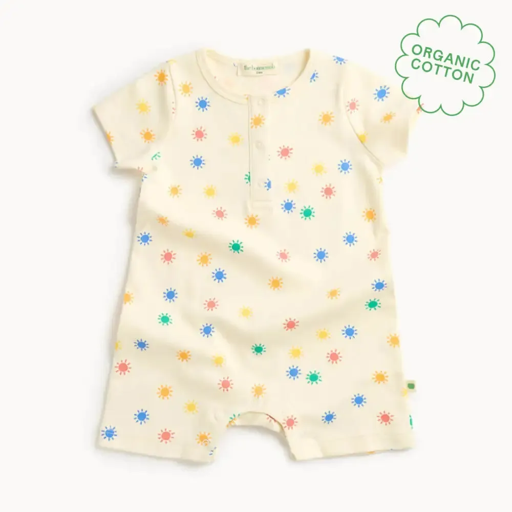 Dinky - Rainbow Sunshine Short Sleeve Playsuit