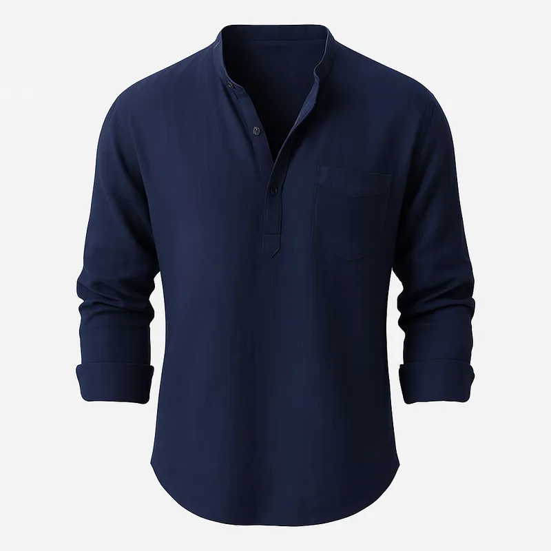 Domoir | Soft Linen Blend Shirt