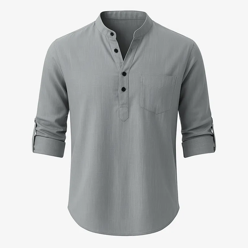Domoir | Soft Linen Blend Shirt