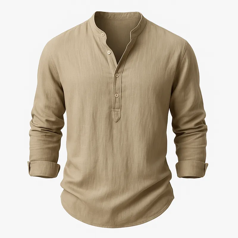 Domoir | Soft Linen Blend Shirt