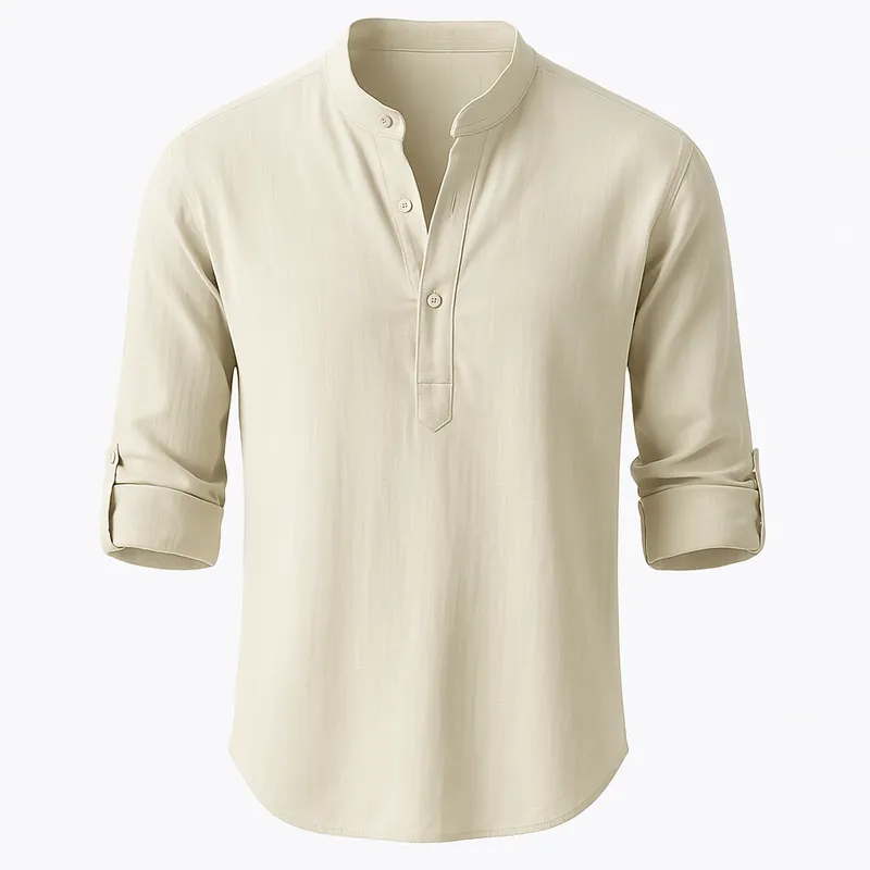 Domoir | Soft Linen Blend Shirt