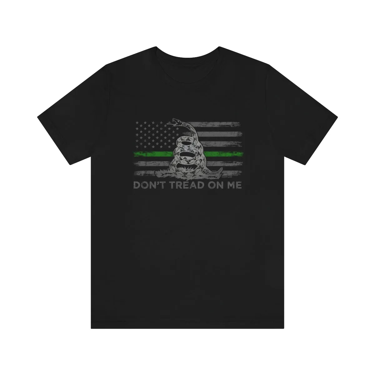 Don't Tread On Me © Unisex Top (Thin Green Line)