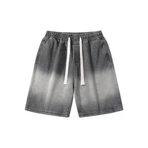 Drawstring denim shorts-D61 | Inspanda