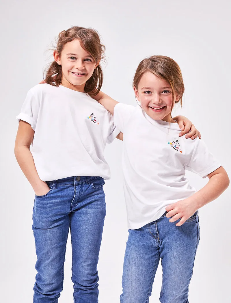 Dreamer Molang Embroidered Kids T-Shirt