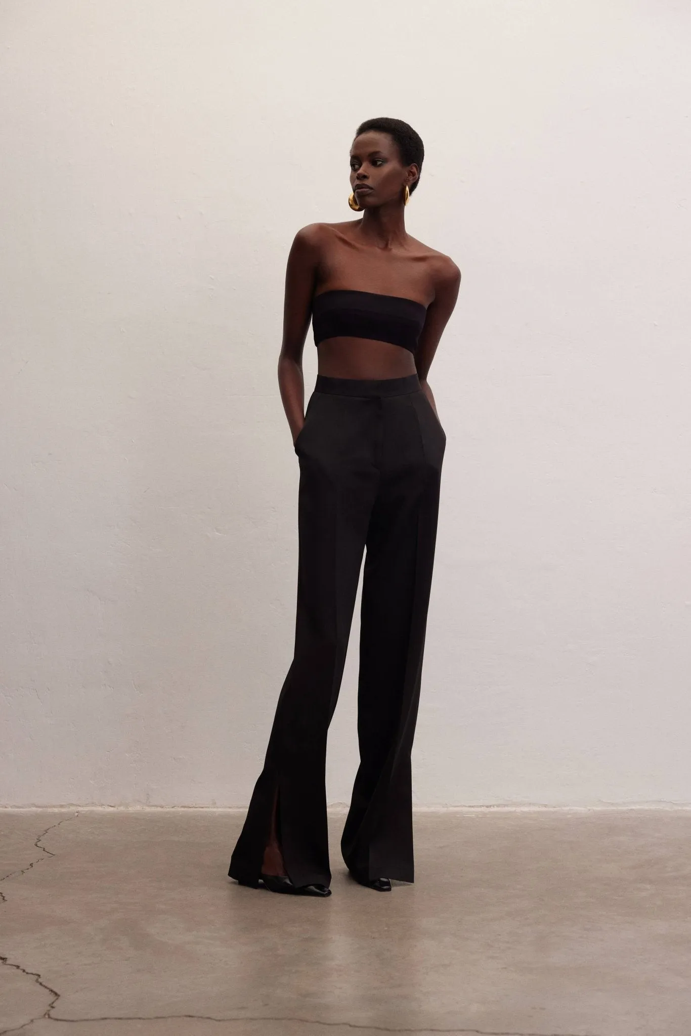 Dune Pants | Tailored Trousers Black