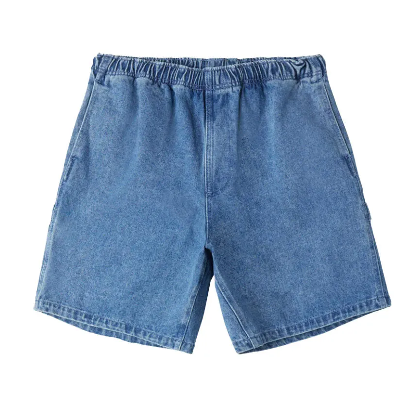 Easy denim carpenter short Light indigo