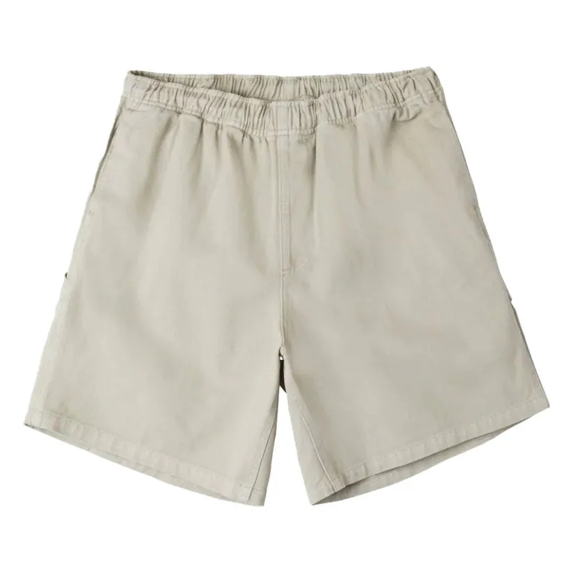 Easy denim carpenter short Silver grey