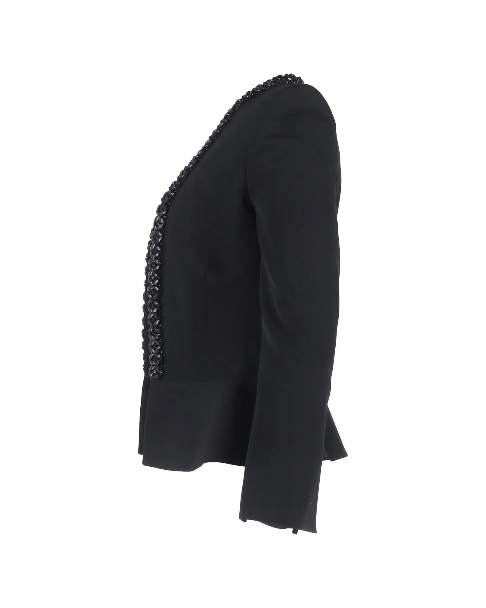Embellished Peplum Blazer
