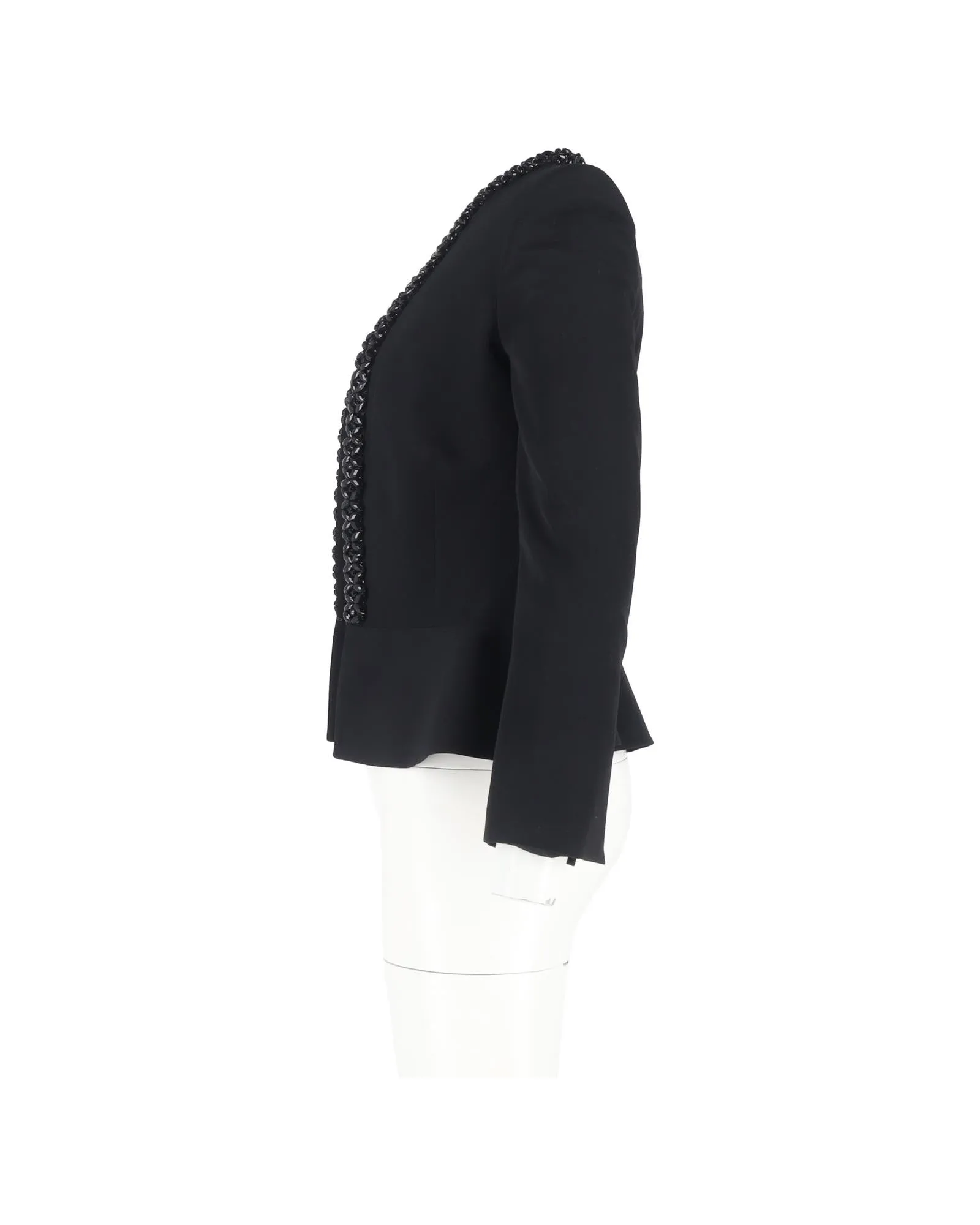 Embellished Peplum Blazer