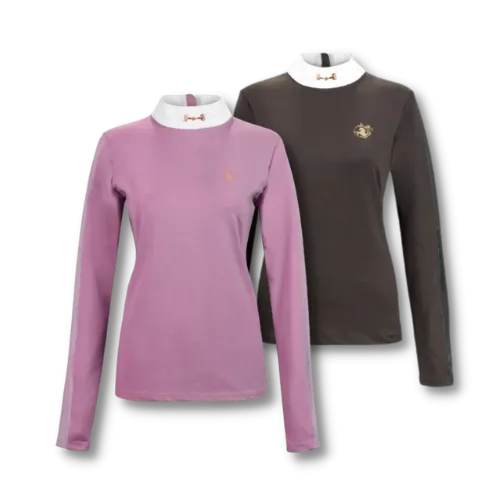 Equestrian Queen  Long Sleeve Competition  Shirt CHARLOTTE