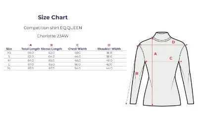 Equestrian Queen  Long Sleeve Competition  Shirt CHARLOTTE